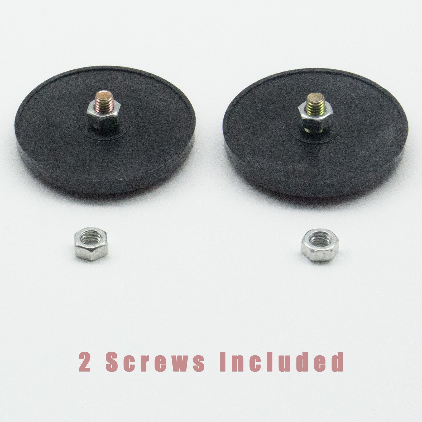 2.2 Inch Red Motorcycle Reflectors (Pair) - High Visibility Round Safety Reflectors for Motorcycle, Scooter & ATV - Perfect for Night Riding, Road Safety and Vehicle Warning Lights