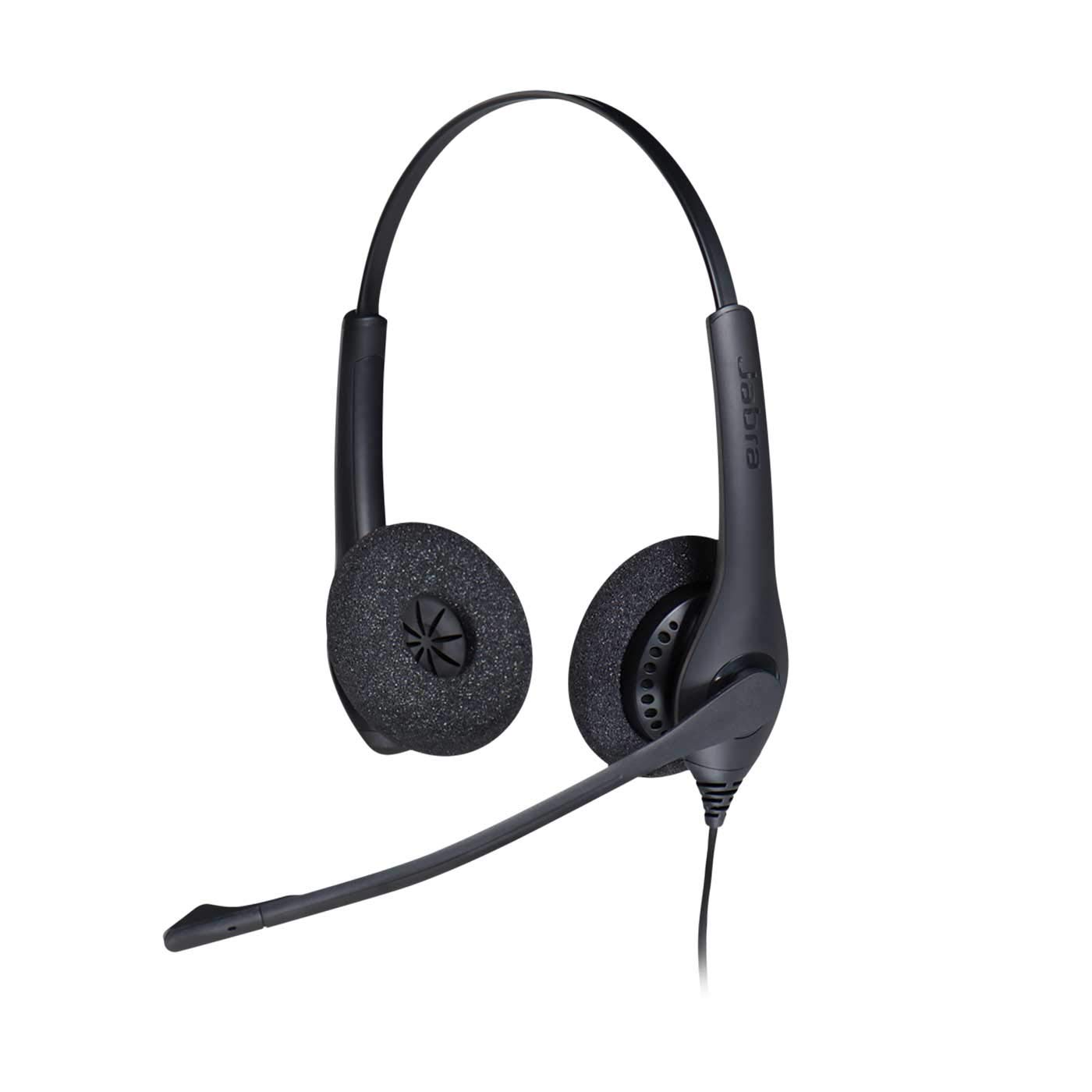 Jabra BIZ 1500 Duo Professional UC Wired Headset with Noise Cancellation - USB & 3.5mm Jack for Office, Call Center & Remote Work - Compatible with Microsoft Teams, Zoom & Skype