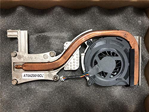 High-Performance CPU Cooling Fan Heatsink for DELL E6410 Laptop - Replacement Cooler Fan Radiator with Model Numbers 04H1RR AT0AZ0010VL 0KTPRC KTPRC - Perfect for Gaming, Office Work & Heavy Computing Tasks