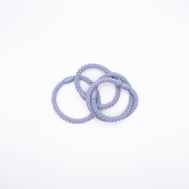 Gildie Rope Hair Ties for Women - Soft No Damage Hair Bands for Ponytails, Braids & Bun Hairstyles - Perfect for Workouts, Yoga, Office & Everyday Use