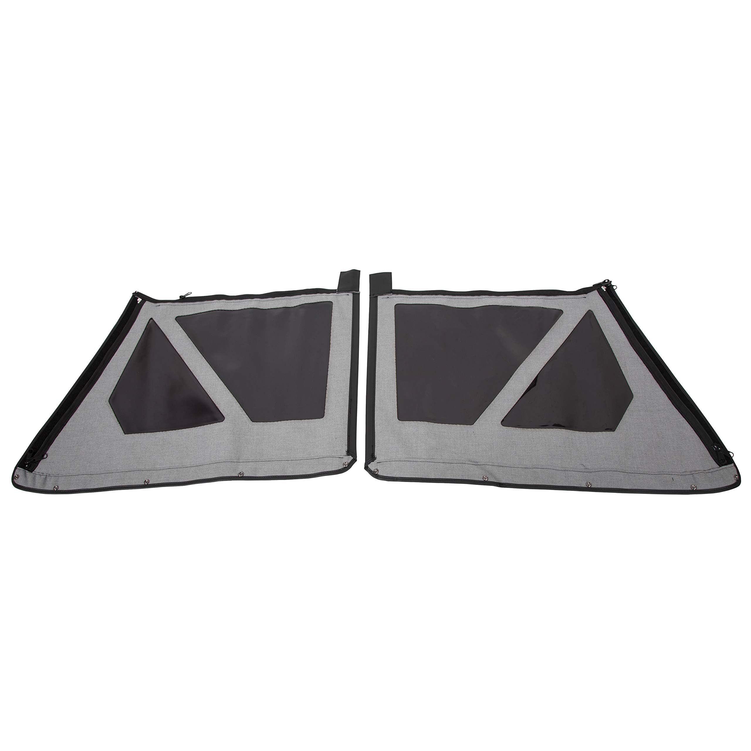 HECASA Black Sailcloth Soft Top for 1986-1994 Suzuki Samurai | Tinted Zip-Out Windows | Durable Replacement Jeep Top for Off-Roading & Outdoor Adventures
