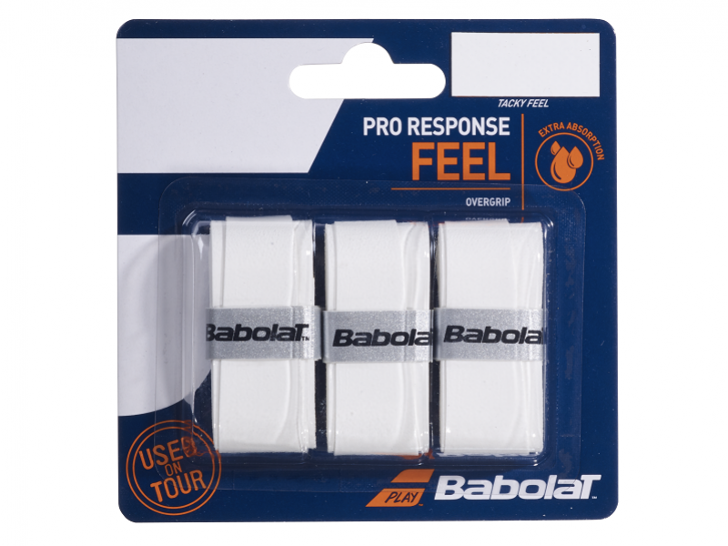 Babolat Pro Response Overgrip - Tennis Racket Grip Tape for Enhanced Sweat Absorption & Control - Perfect for Tennis, Badminton & Racquetball Players