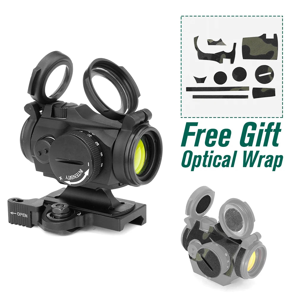 **Tactical AIM 1X22 Red Dot Reflex Sight – 2MOA Compact Rifle Scope for Hunting & Airsoft | Includes Mount | Durable & Precise for Outdoor Shooting & Tactical Use**