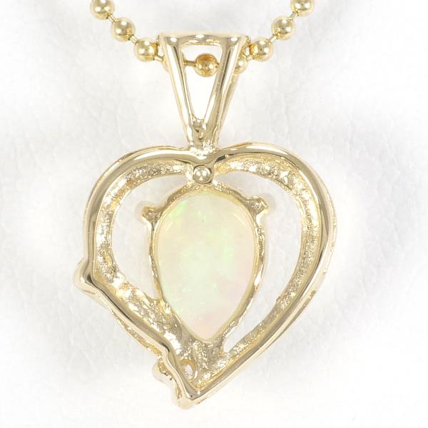 14K Yellow Gold Opal Necklace for Women | Elegant Opal Pendant Jewelry Gift for Birthday, Anniversary & Special Occasions