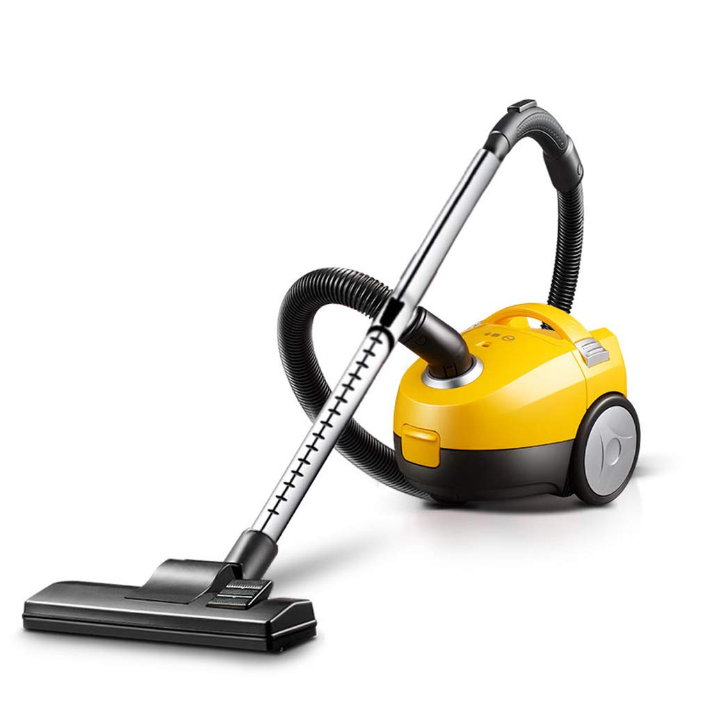 Yellow Home Small Professional Upright Corded Bagless Vacuum Cleaner - 2-in-1 Lightweight Stick Vacuum for Carpets & Hard Floors with Multiple Filtering System (Color A) - Perfect for Home Cleaning, Pet Hair Removal & Car Detailing