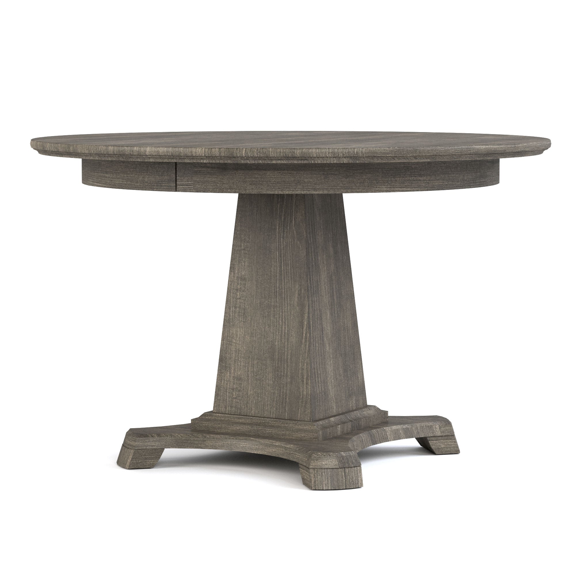 48 Inch Round Dining Table - Solid Wood Modern Kitchen Table for 6-8 People - Perfect for Family Gatherings & Dinner Parties
