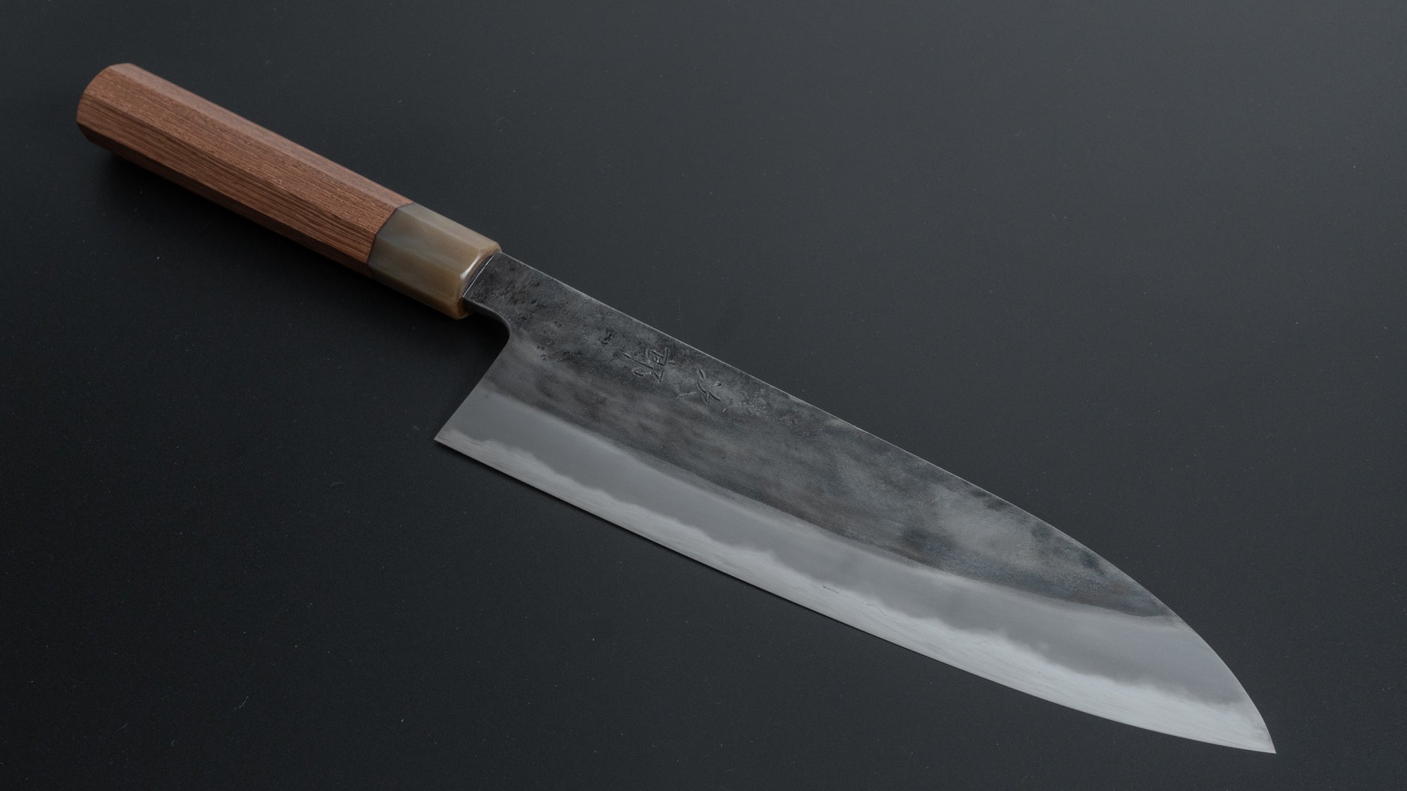 Premium Jiro Tsuchime Wa Gyuto 225mm Japanese Chef Knife with Taihei Tagayasan Handle - Perfect for Sushi, Meat Cutting & Professional Kitchen Use