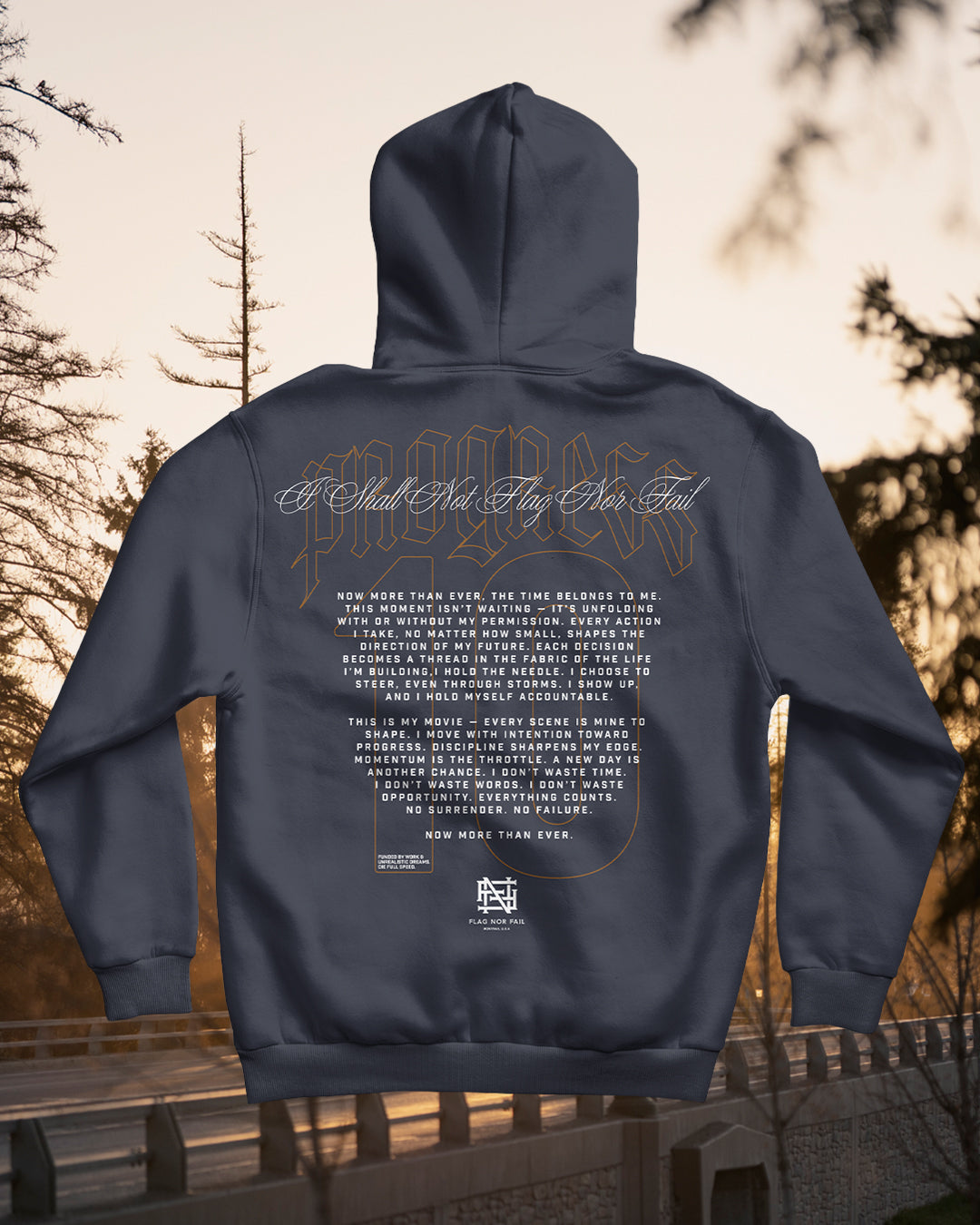 MANTRA HOODIE - Premium Slate Grey Pullover Sweatshirt for Men & Women | Cozy Fleece Lining, Relaxed Fit | Perfect for Yoga, Meditation & Casual Wear