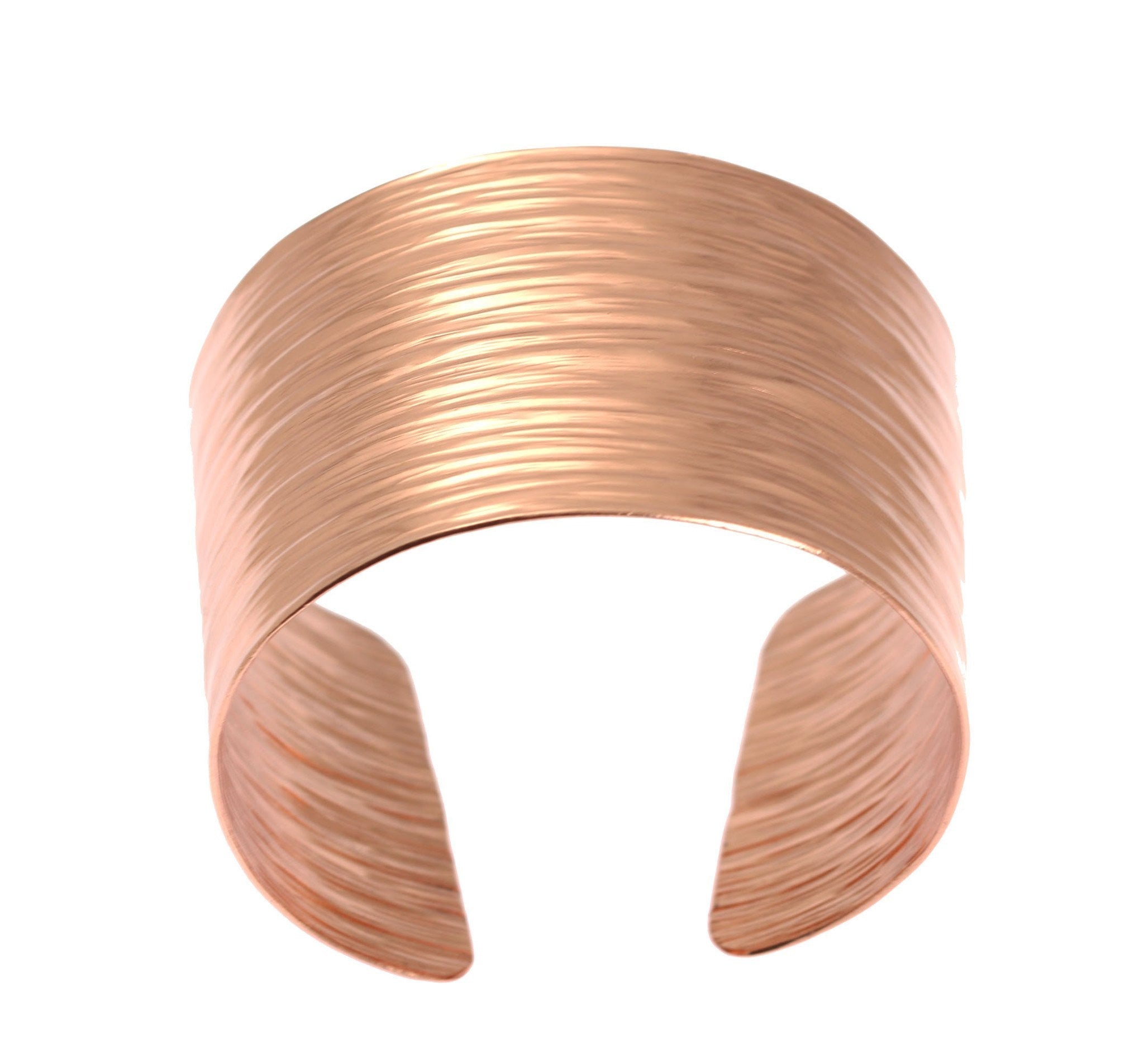 Vintage Chased Copper Bark Cuff Bracelet for Women - Handcrafted Boho Jewelry - Perfect for Festivals, Weddings & Everyday Wear