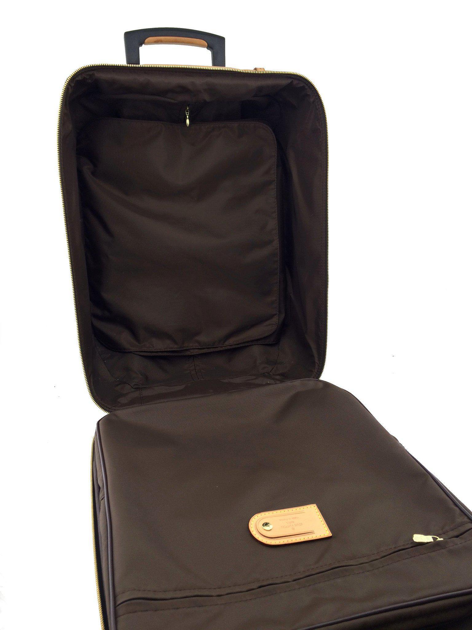Louis Vuitton Pegase 50 Monogram Canvas Rolling Suitcase - Luxury Travel Luggage for Business Trips & Vacations - Durable Spinner Carry-On with TSA Lock