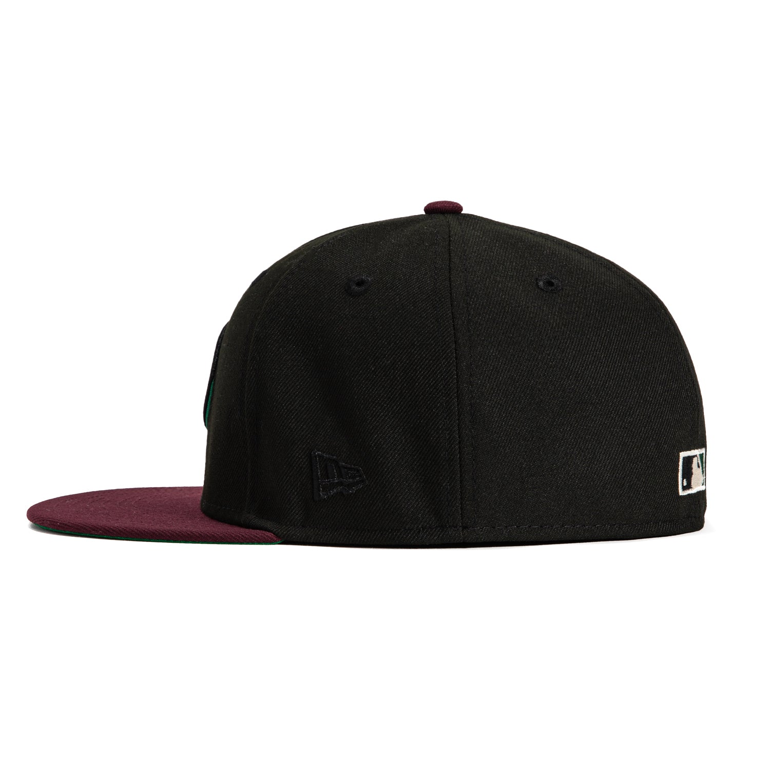 New Era 59Fifty Arizona Diamondbacks Inaugural Patch Snapback Hat - Black, Maroon & Metallic Copper | MLB Baseball Cap for Fans & Collectors | Game Day, Casual Wear & Sports Events