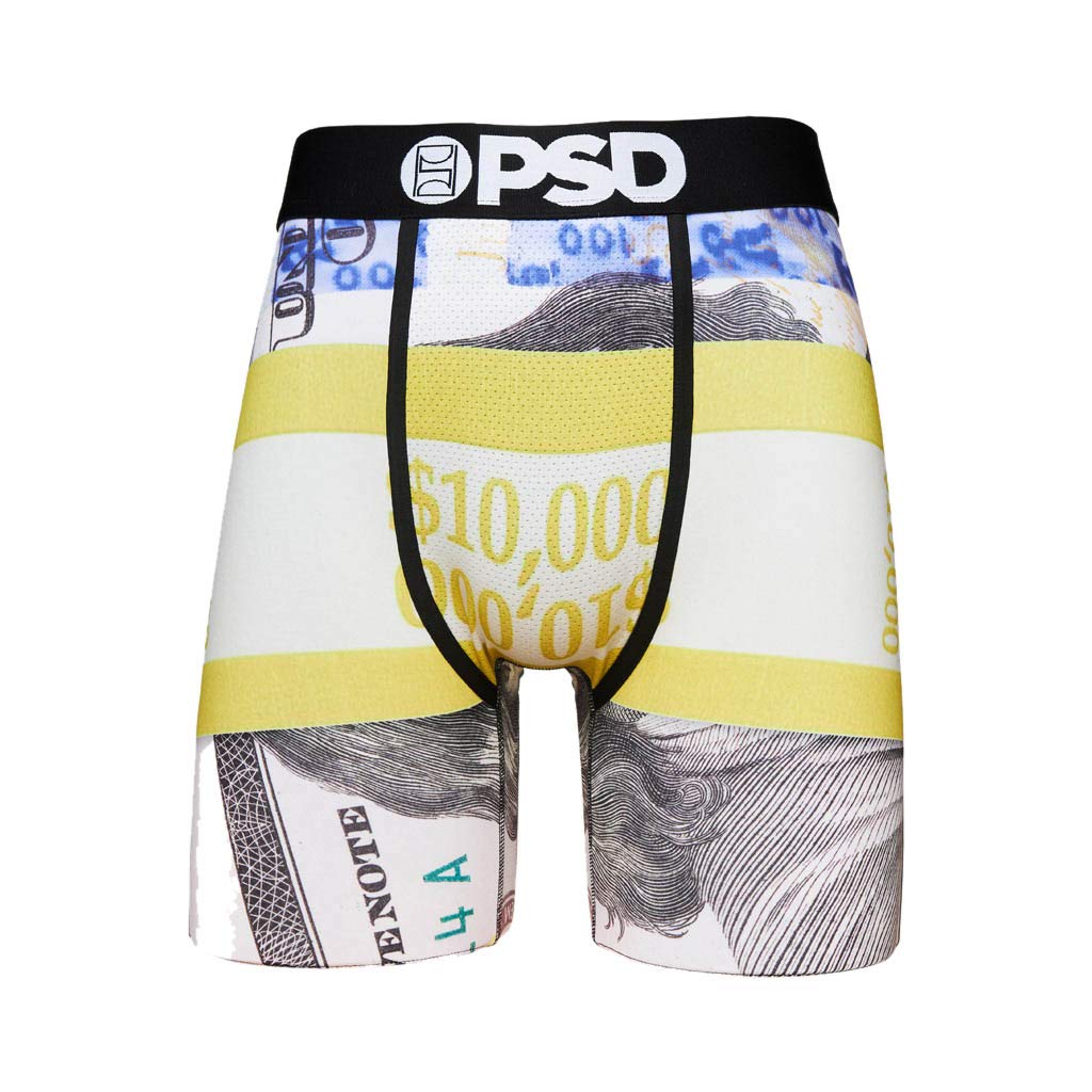 PSD Men's Boxer Briefs - Multi Big Bands for Comfort & Support