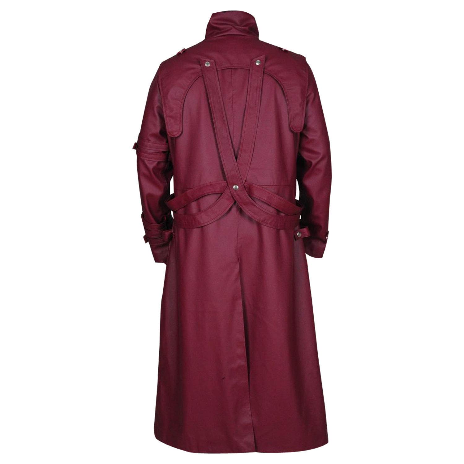 Trigun VASH Stampede Series Leather Trench Coat - Anime Cosplay Costume for Halloween & Comic Conventions
