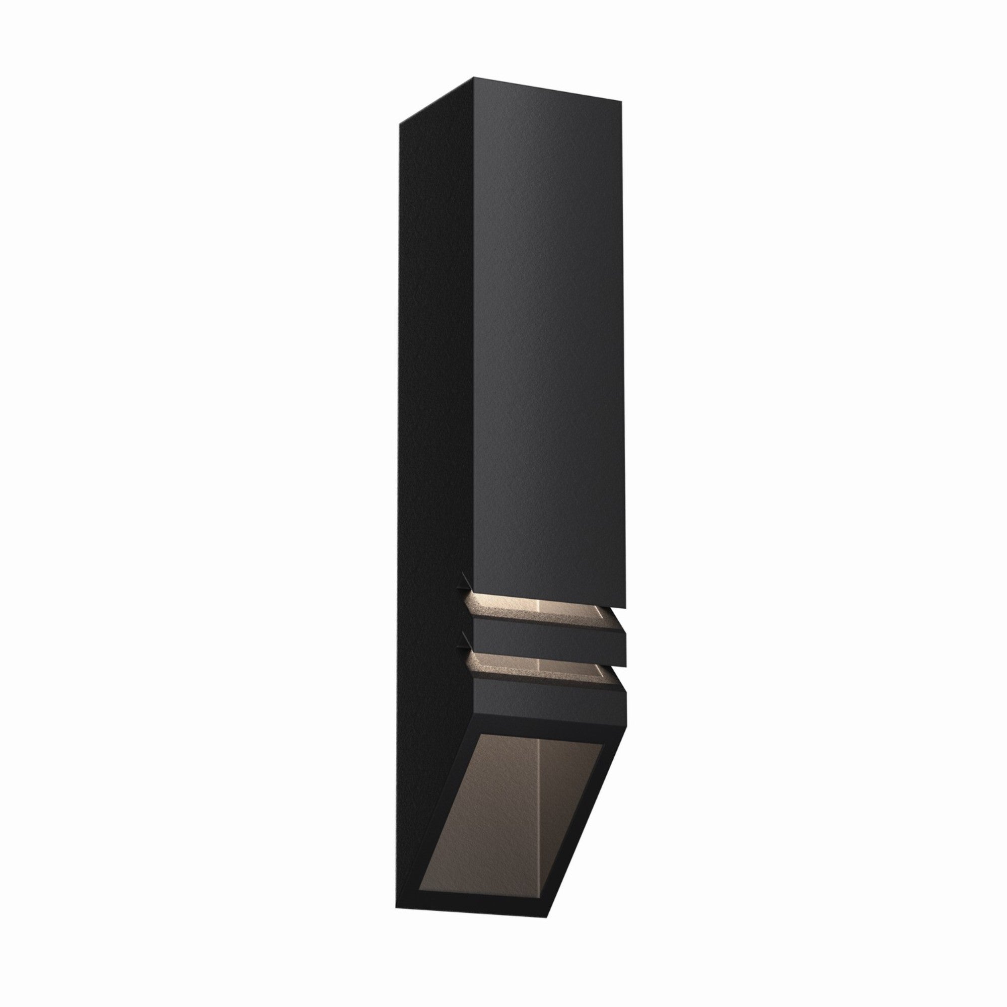 12V LED Louvered Deck Light - Waterproof Outdoor Lighting for Patio, Stairs & Pathways - Textured Black Finish - Energy Efficient & Durable