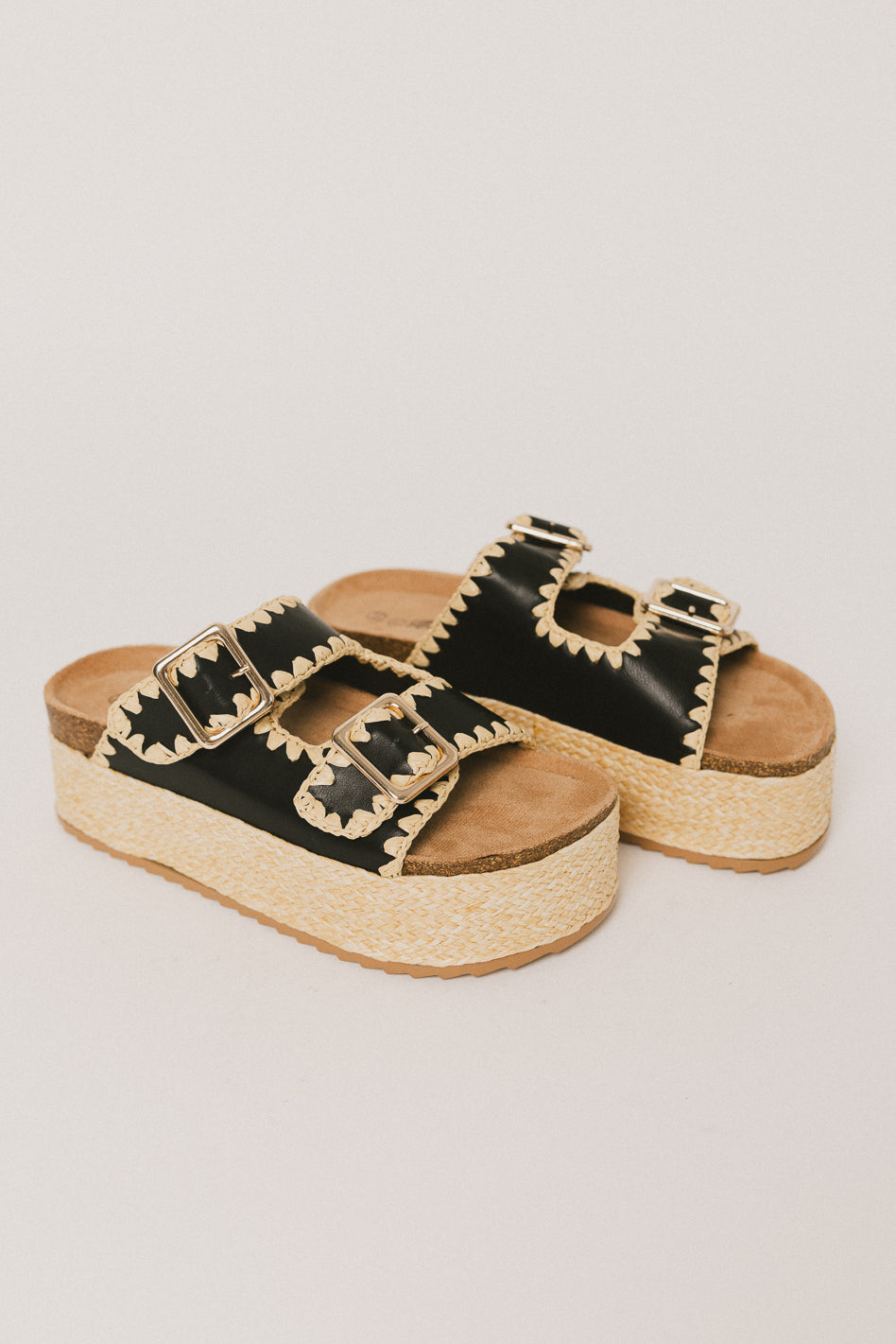 Kyler Women's Platform Sandals - Comfortable Summer Slide Sandals with Arch Support for Walking, Beach, and Casual Outfits