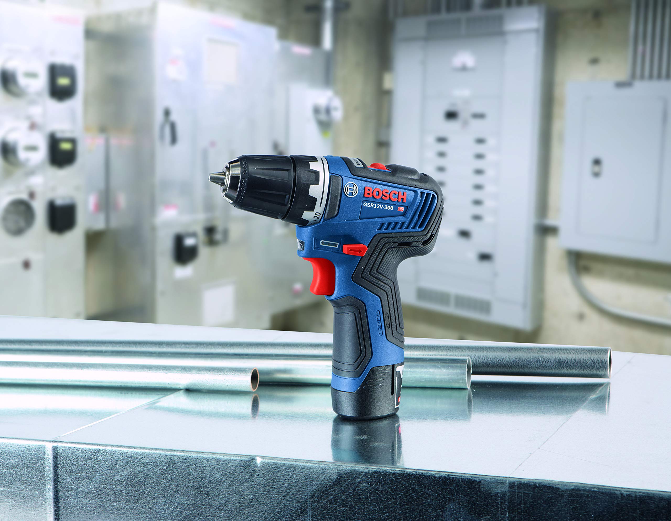 Bosch GSR12V-300N 12V Max EC Brushless 3/8 Inch Cordless Drill Driver (Bare Tool) - Perfect for DIY Projects, Home Repairs & Professional Construction Work