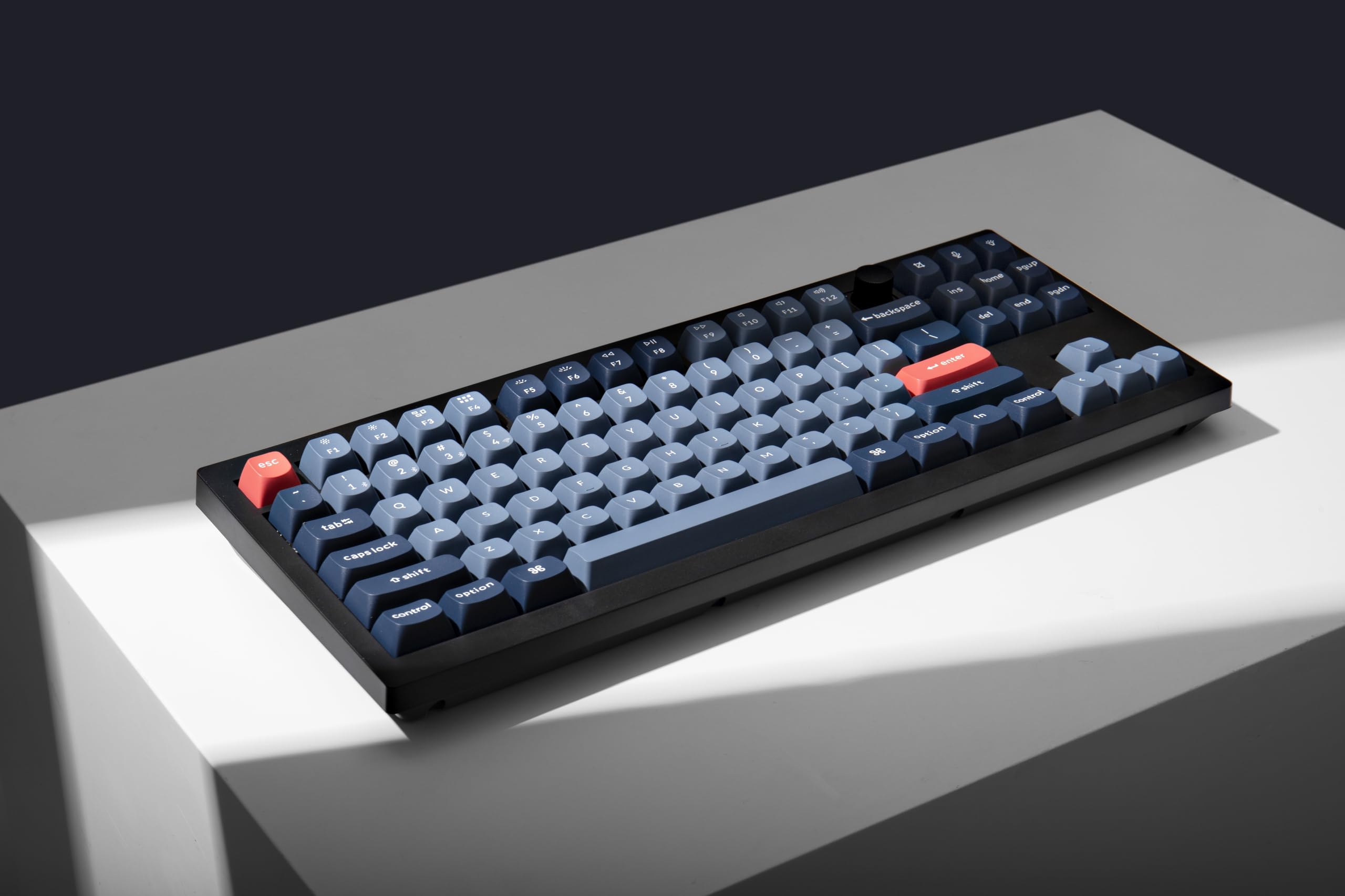 Keychron V3 Max 80% Wireless Custom Mechanical Keyboard with Knob - QMK/VIA Programmable, Hot-Swappable Gateron Jupiter Banana Switches, Bluetooth 5.1/2.4GHz/Wired RGB Backlit - Compatible with Mac & Windows - Perfect for Gaming, Coding & Office Work