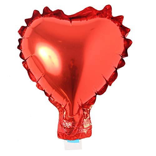 5pcs 5 Inch Red Heart