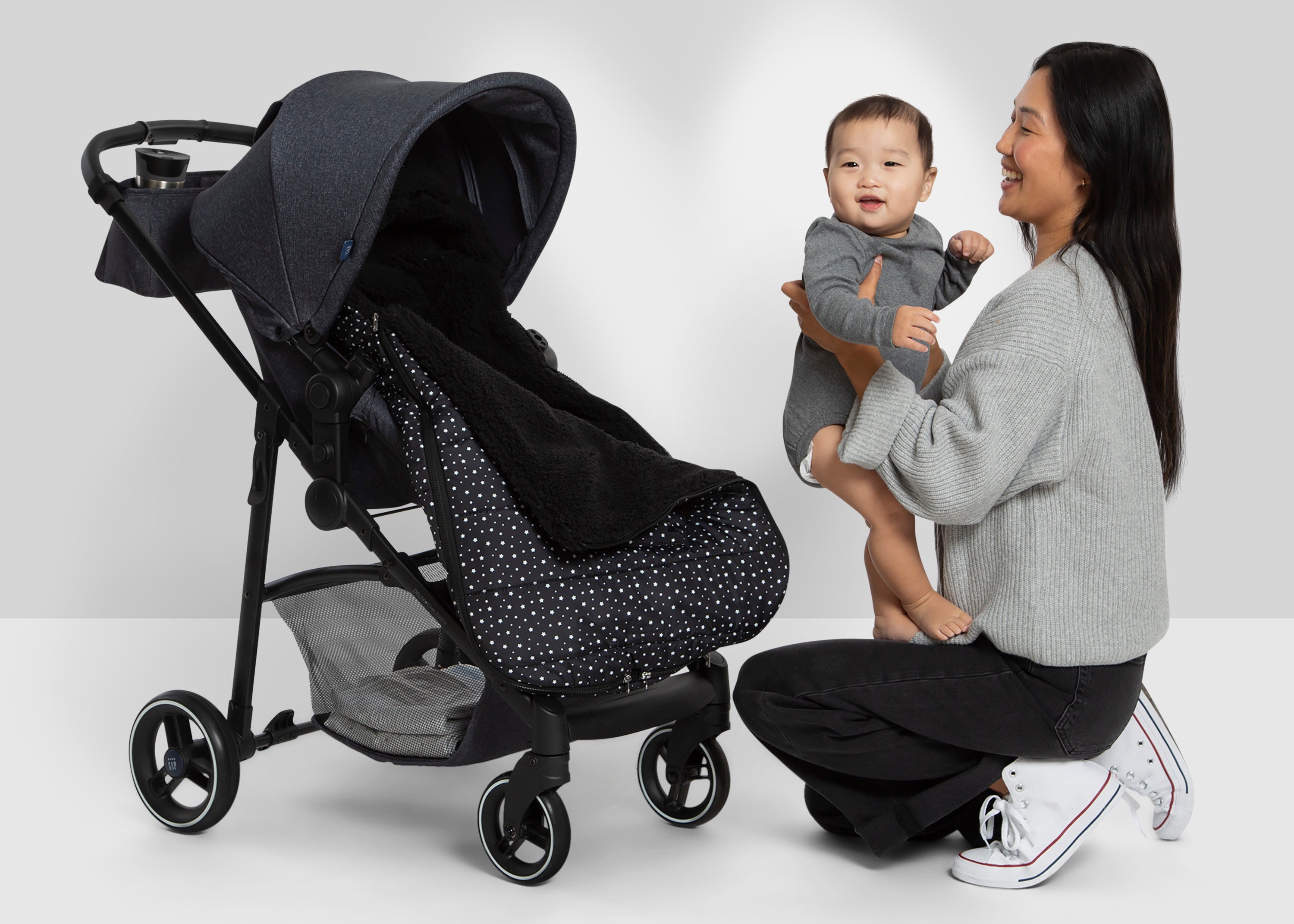 BabyGap Toddler Stroller Footmuff - Warm Winter Stroller Cover for Boys & Girls - Cozy Footmuff for Strollers & Prams - Perfect for Cold Weather Walks & Outdoor Adventures
