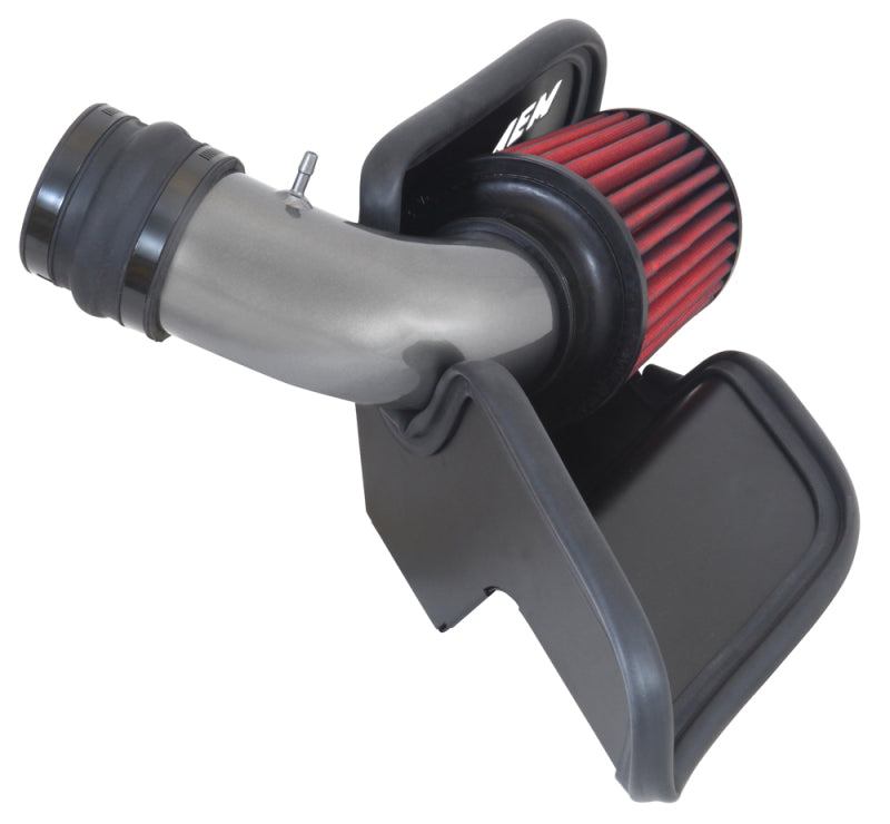 AEM 11-14 Volkswagen Jetta 2.0L L4 Performance Cold Air Intake System - Gunmetal Gray - Improve Engine Power & Fuel Efficiency for Street & Track Racing