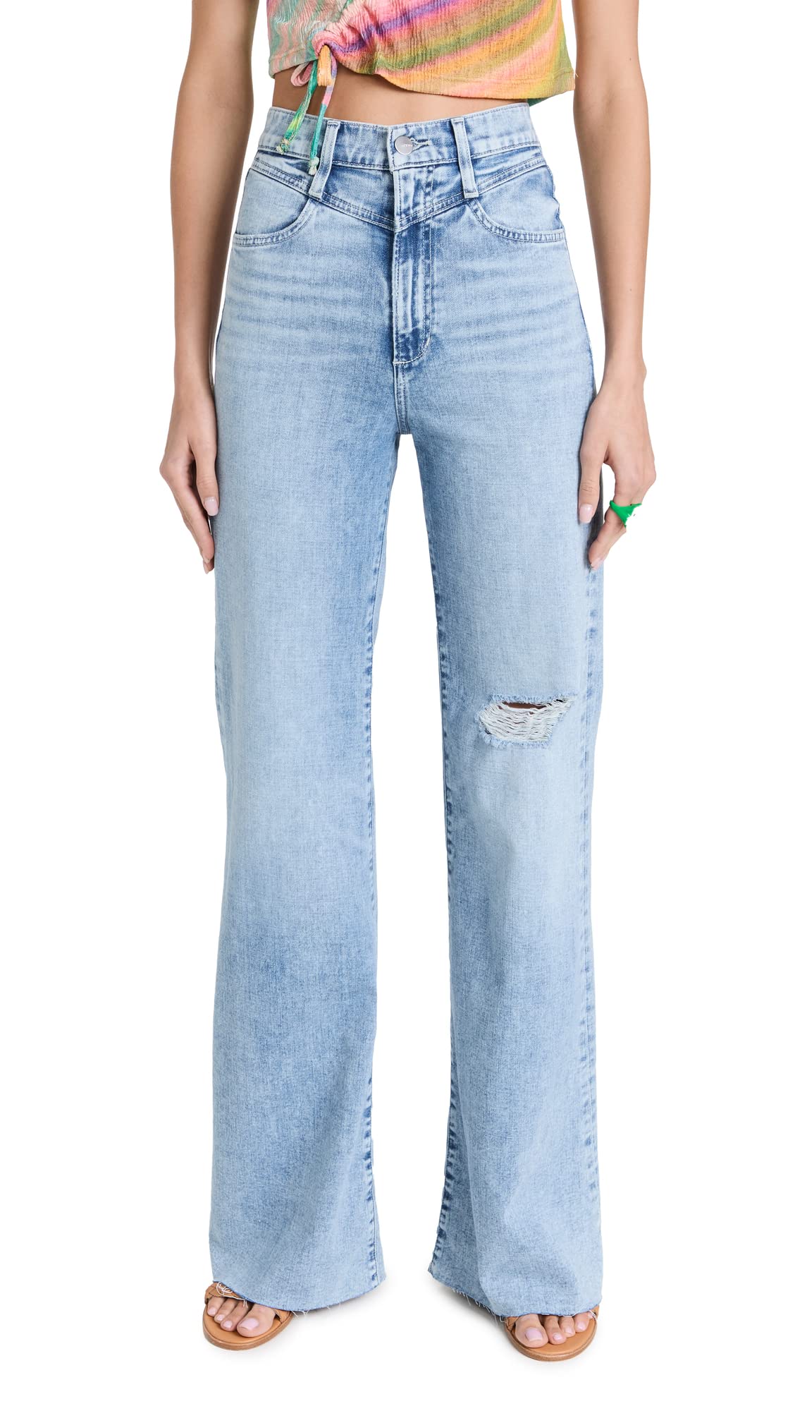 Joe's Jeans Women's The Goldie Palazzo Pants - High Waisted Wide Leg Trousers for Office & Casual Wear | Comfortable Stretch Fabric for Business & Weekend Outfits