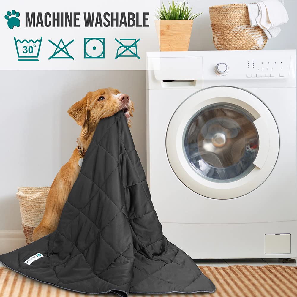 Premium Cooling Dog Blanket - Lightweight Pet Throw for Dogs & Cats - 40x60 Grey - Perfect for Sofa & Bed Protection