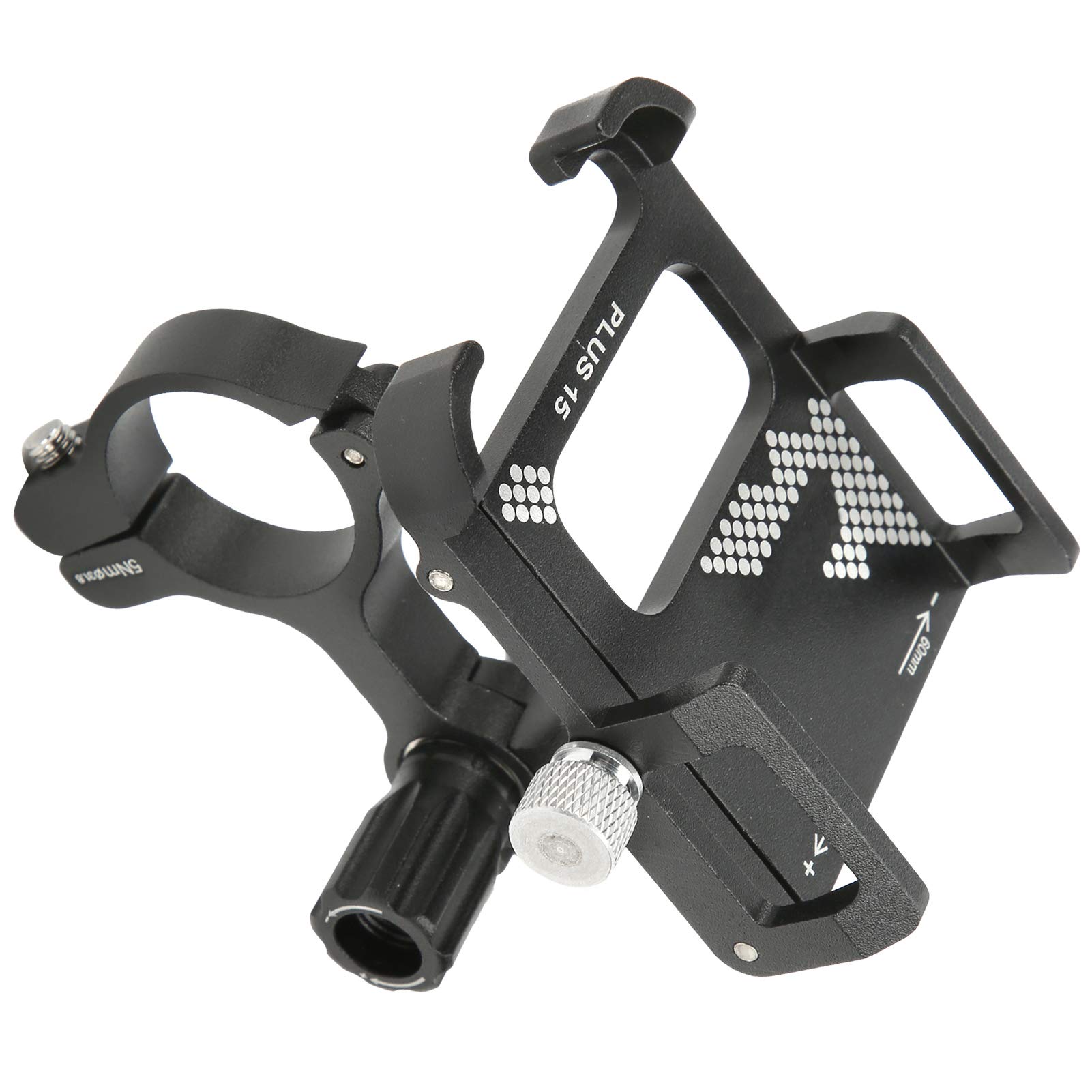 Rotatable Aluminum Alloy Bike Phone Mount - Universal Motorcycle & Bicycle Phone Holder for iPhone, Samsung, GPS Navigation - Perfect for Cycling, Commuting & Outdoor Adventures