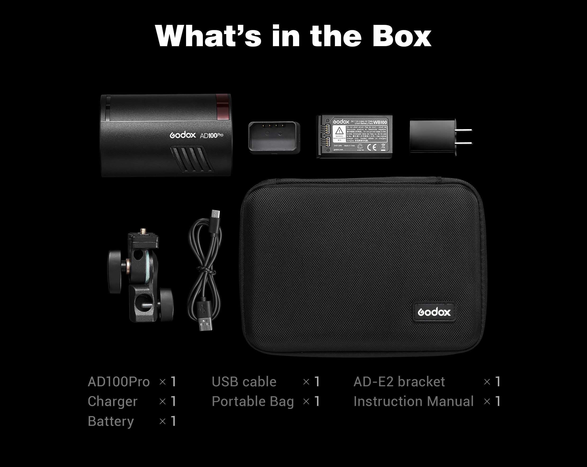 Run 'n Gun Kit #1 with AD100Pro - Professional Portable Filmmaking Equipment for Vloggers & Content Creators - Perfect for Outdoor Shooting, Travel Vlogging & Action Scenes