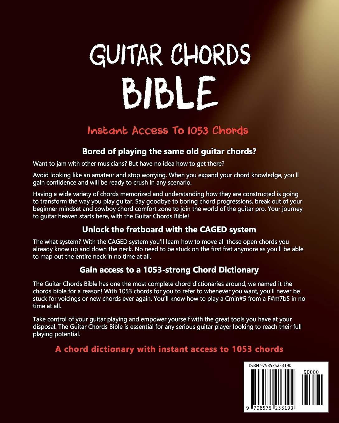 **Guitar Chords Bible: 1053 Essential Chords with Functions & Progressions - Master Guitar Chords for Beginners & Pros - Perfect for Songwriting, Practice & Live Performances**