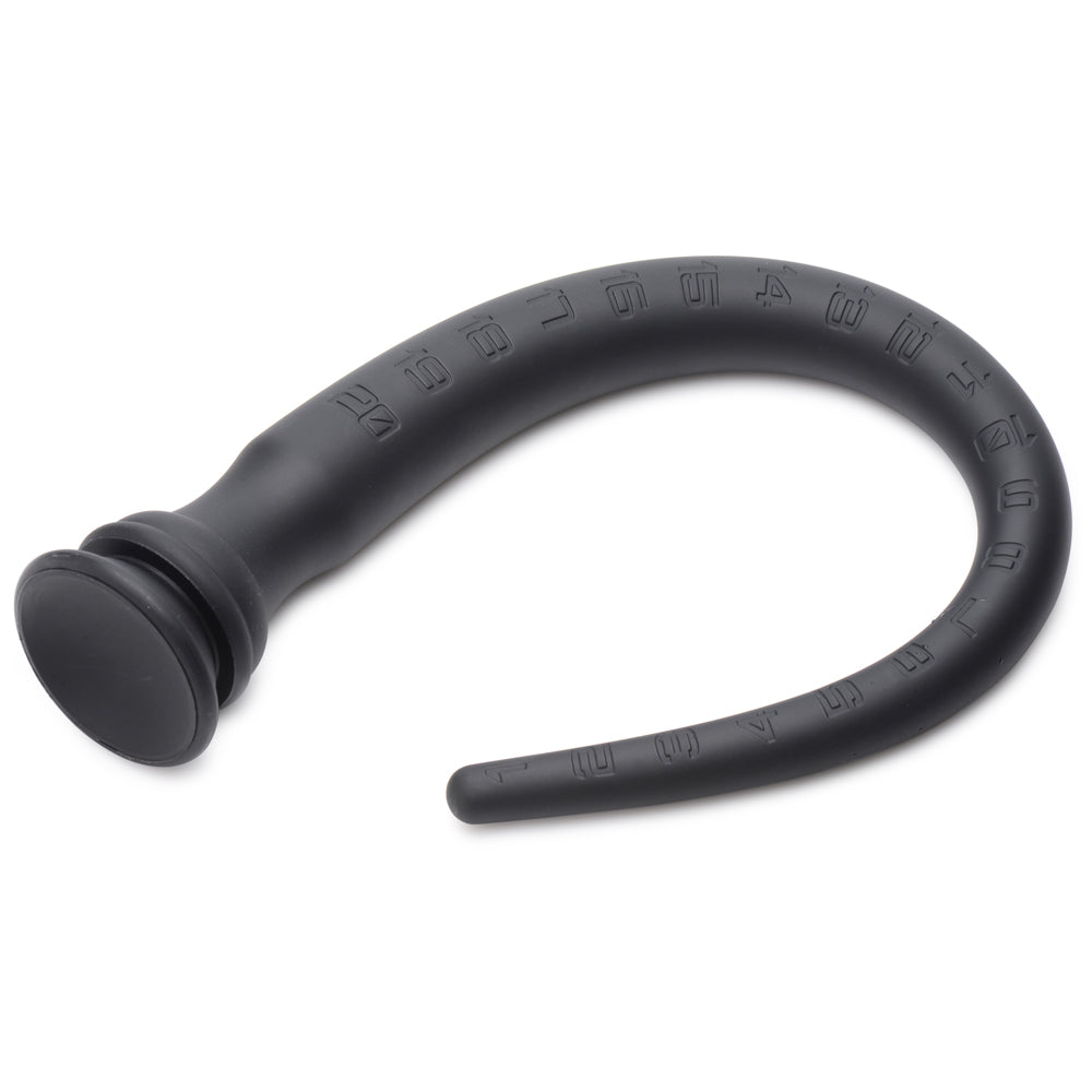Premium Silicone Anal Hose with Tapered Design & Suction Cup Base - Adult Toy for Anal Play, Enema, and BDSM Scenes