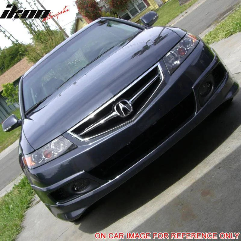 2006-2008 Acura TSX OEM Style Front Bumper Lip Spoiler - Unpainted PU Material for Enhanced Aerodynamics & Sporty Look - Perfect for Car Enthusiasts & Street Racing