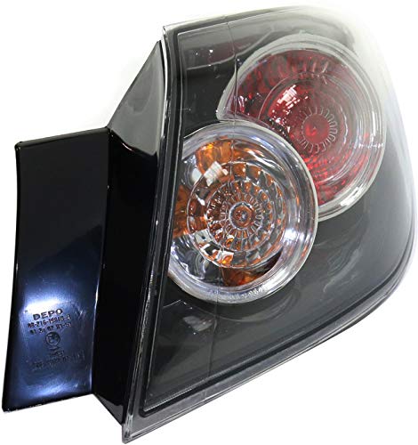 Go-Parts - Replacement Tail Light Assembly for 2007-2009 Mazda 3 Hatchback, Right Passenger Side, OEM Standard Fit - Perfect for Night Driving & Enhanced Safety