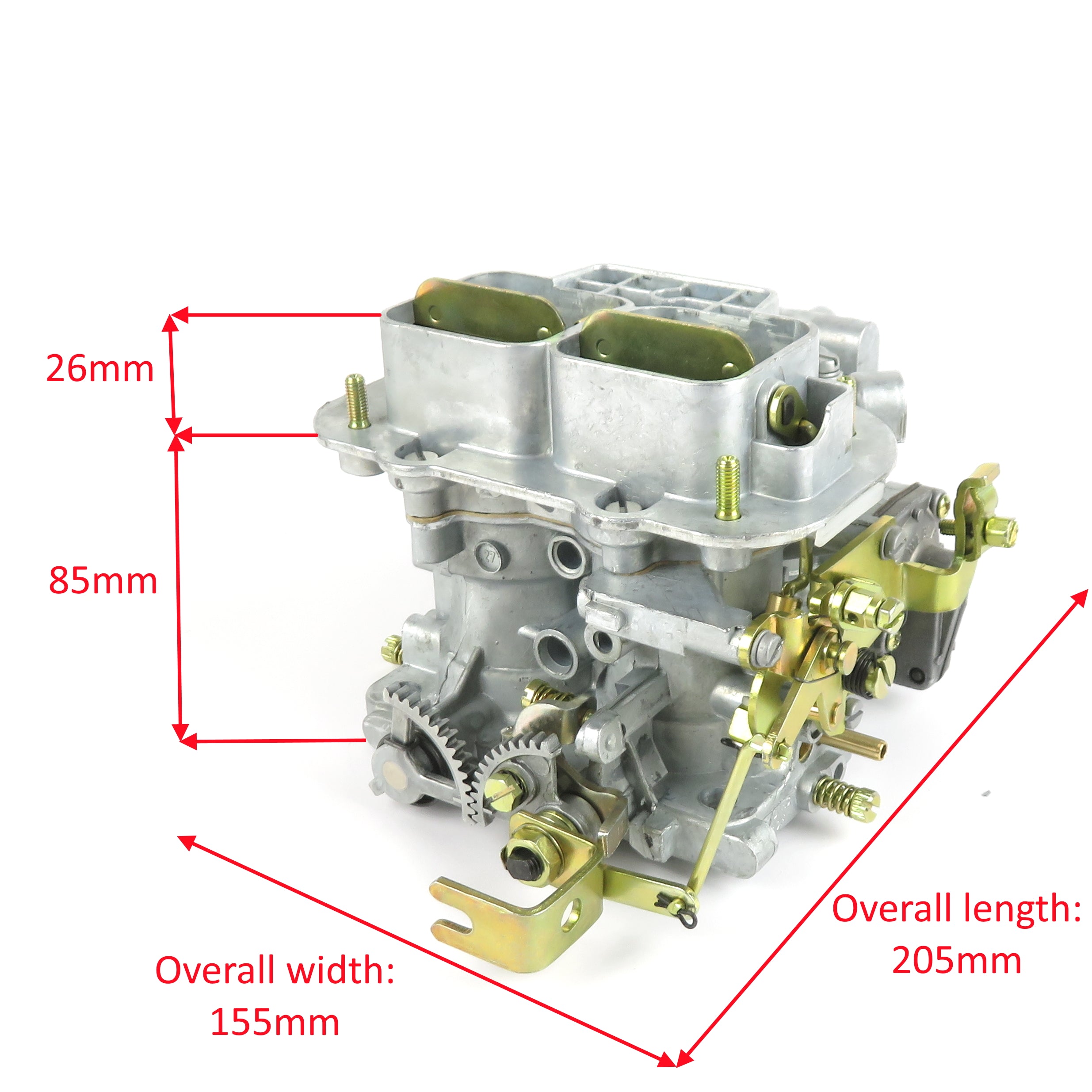 38 DGMS Weber Carburetor with Manual Choke - High Performance Replacement Carb for Classic Cars & Hot Rods - Perfect for Engine Upgrades & Restoration Projects