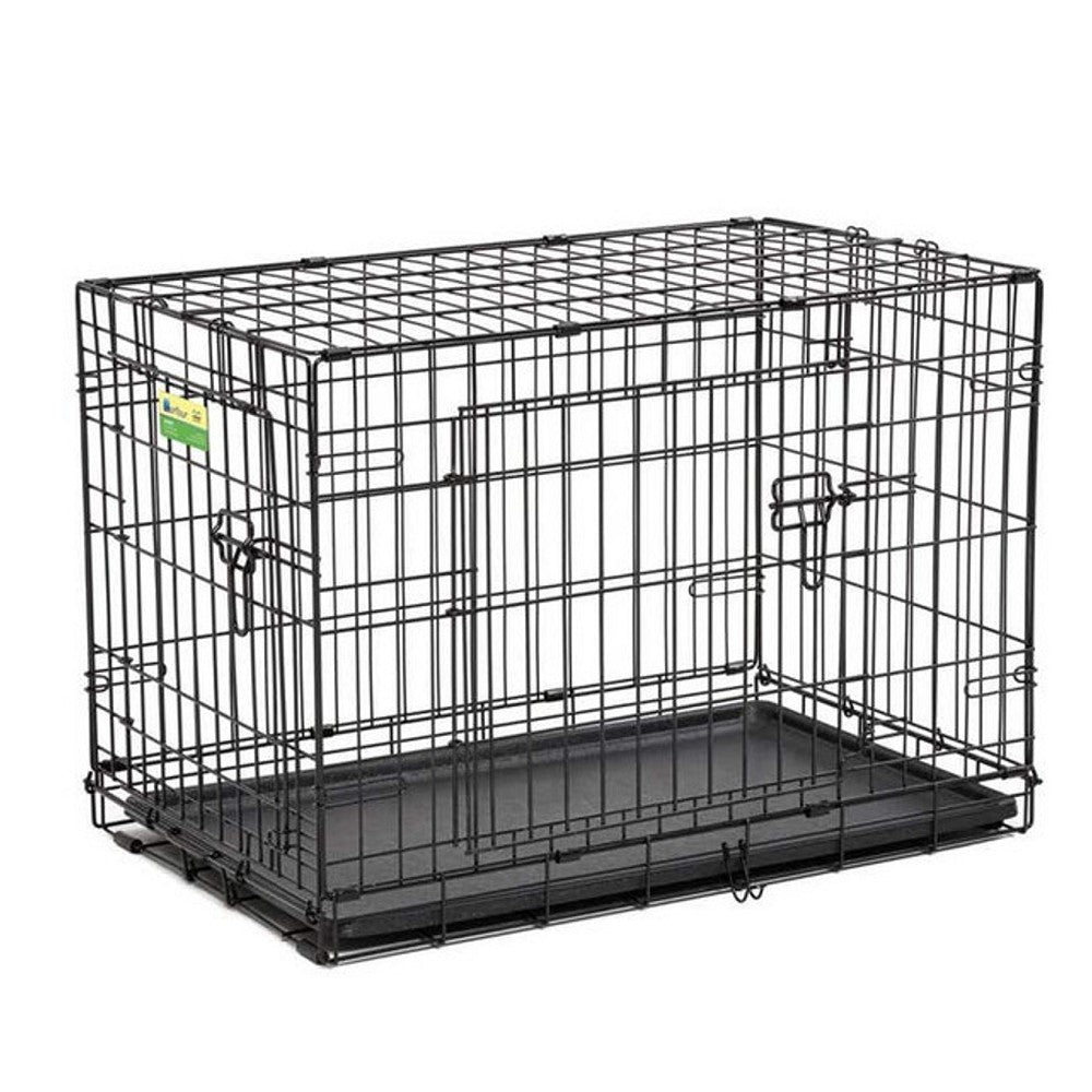 ConTour Two Doors Dog Crate - Durable & Spacious Pet Crate for Large Dogs - Perfect for Home, Travel & Training