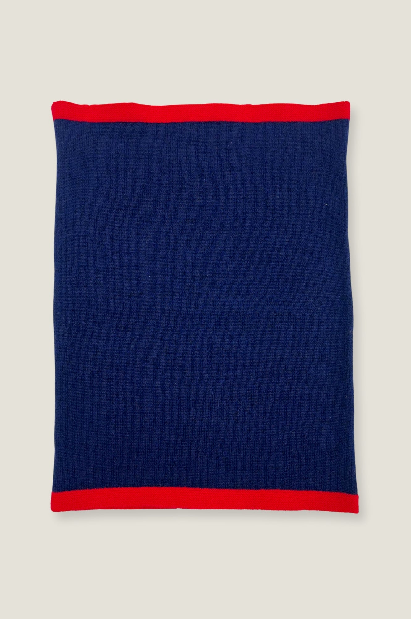 Premium Merino Wool Snood Scarf - Soft & Warm Winter Neck Warmer for Men & Women - Navy & Red Color Options - Perfect for Outdoor Activities, Skiing & Hiking