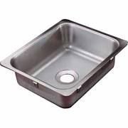 Stainless Steel Compartment Drop-in Sink 9.375