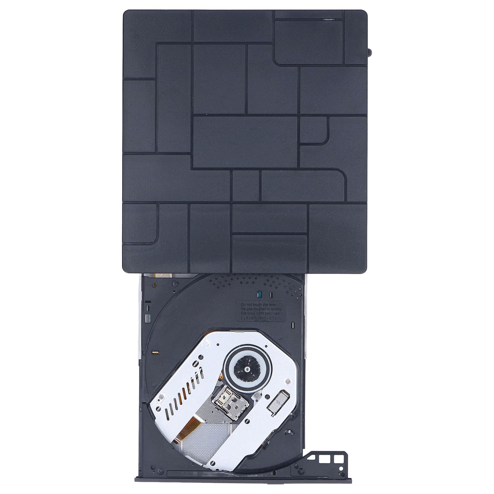 Portable External DVD Drive USB 3.0/2.0 & Type-C Compatible for Laptop & Desktop PC - Watch Movies, Install Software & Backup Data Anywhere