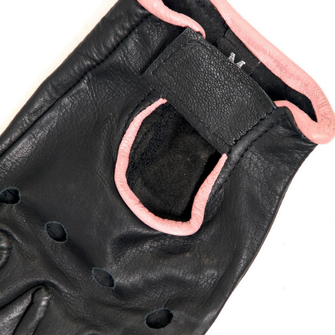 Hot Leathers Women's Fingerless Gloves - Fashionable & Warm Winter Gloves for Motorcycle Riding, Cycling, and Outdoor Activities