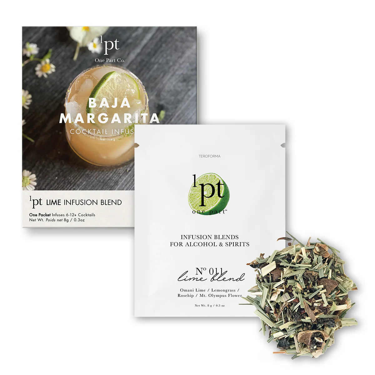 1 PT Cocktail Infusions - Baja Margarita Mix for Refreshing Summer Drinks | Perfect for Margaritas, Cocktails & Party Beverages