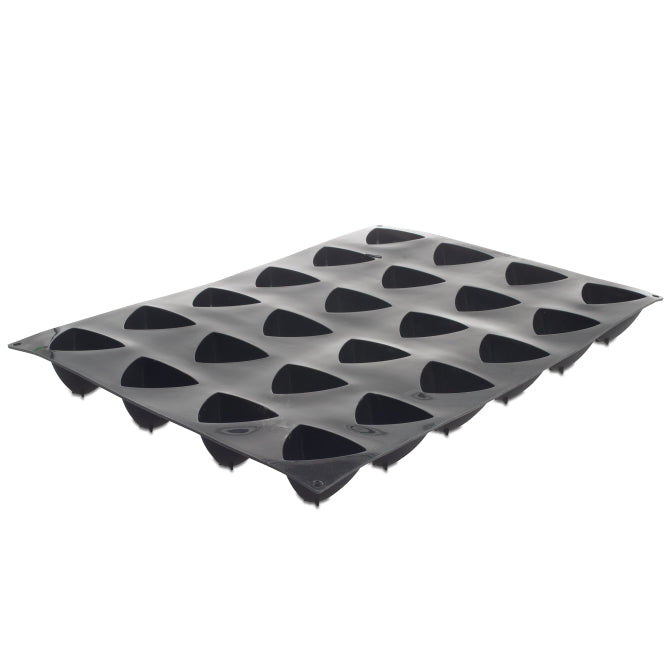 Pavoflex Trilo Mold - 24 Pack of High-Quality Concrete Forms for DIY Projects, Construction, and Landscaping | Durable and Reusable Cement Molds for Patios, Walkways, and Garden Edging