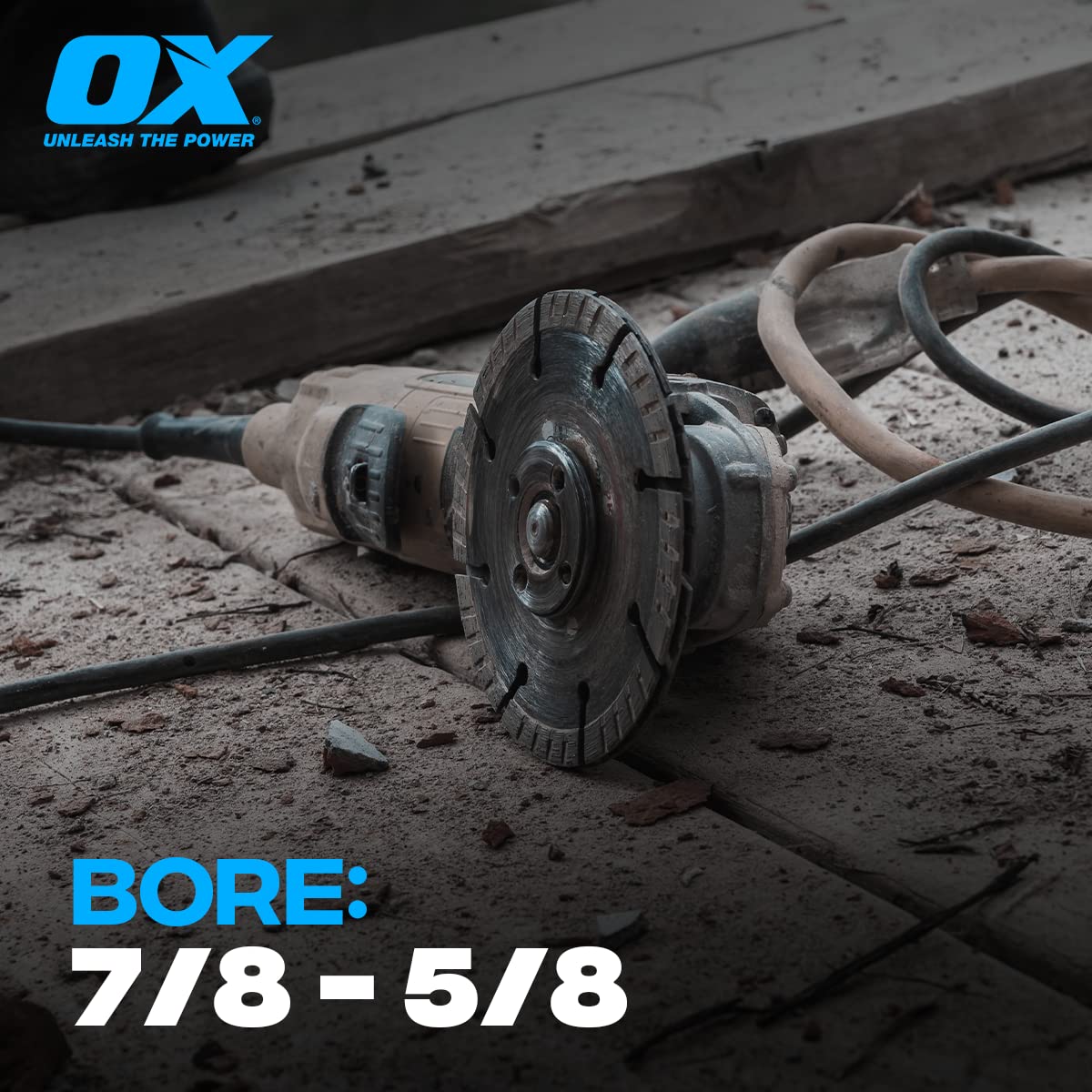 OX Tools OX-PDTP-5 Pro 5-Inch Diamond Blade for Sandwich Double Tuck Pointing - Perfect for Masonry, Concrete Cutting & Professional Construction Work