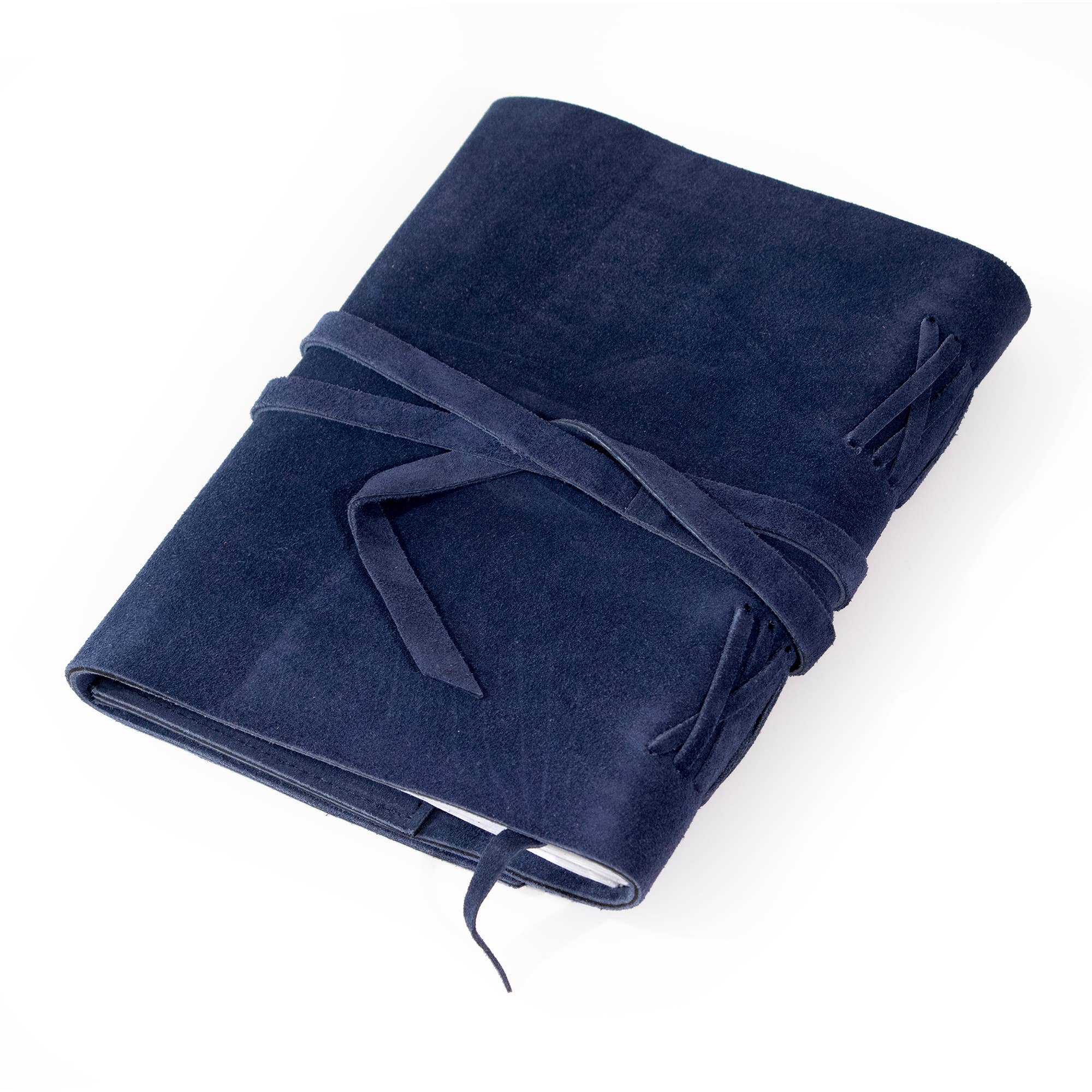 Premium Large Royal Blue Suede Leather Journal - Elegant Writing Notebook for Journaling, Sketching & Note Taking - Perfect Gift for Writers, Artists & Students