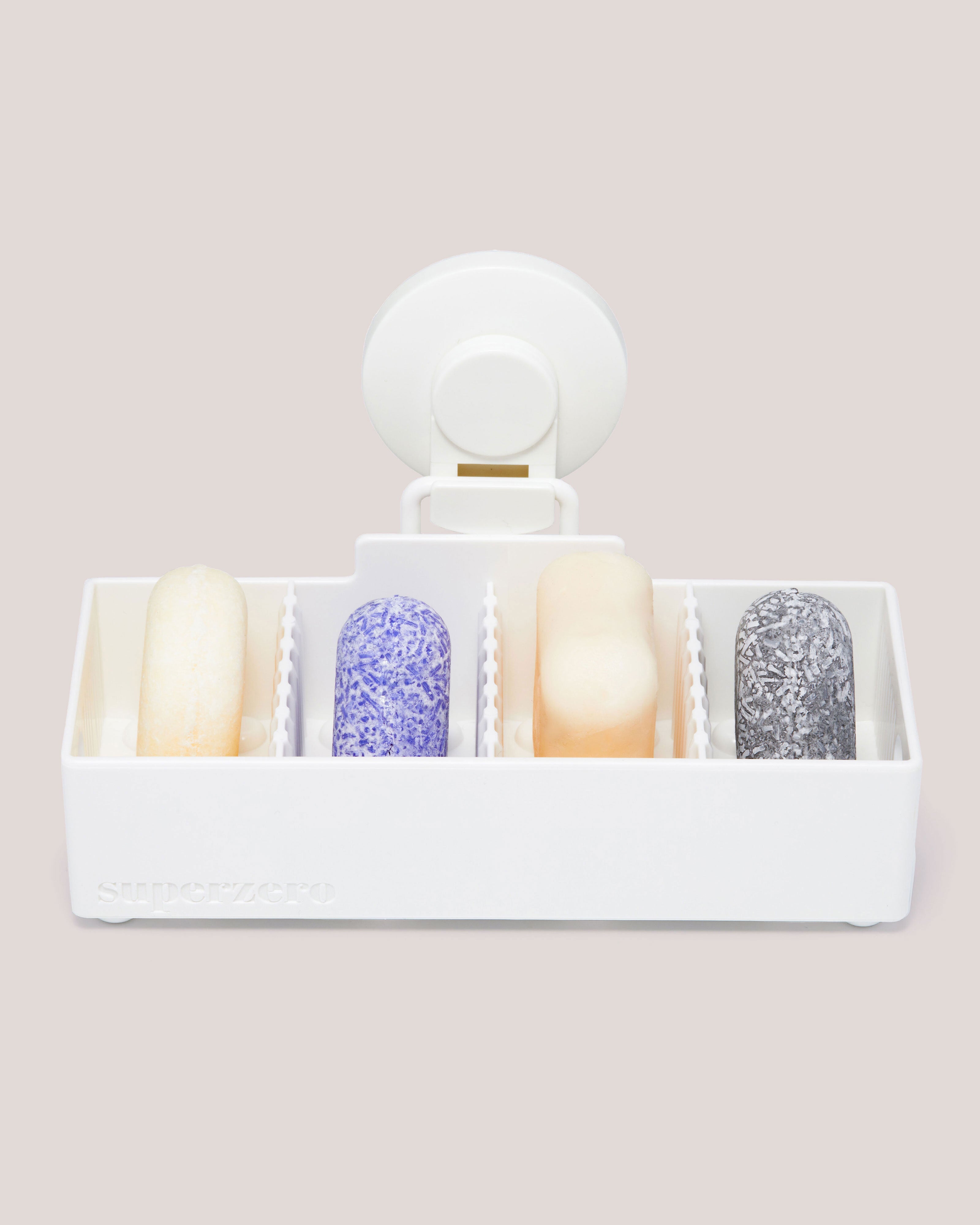 SuperZero Bar Home Shower Organizer - Rustproof Bathroom Shelf for Shampoo, Soap & Toiletries - Perfect for Small Spaces, Dorm Rooms & Apartment Showers
