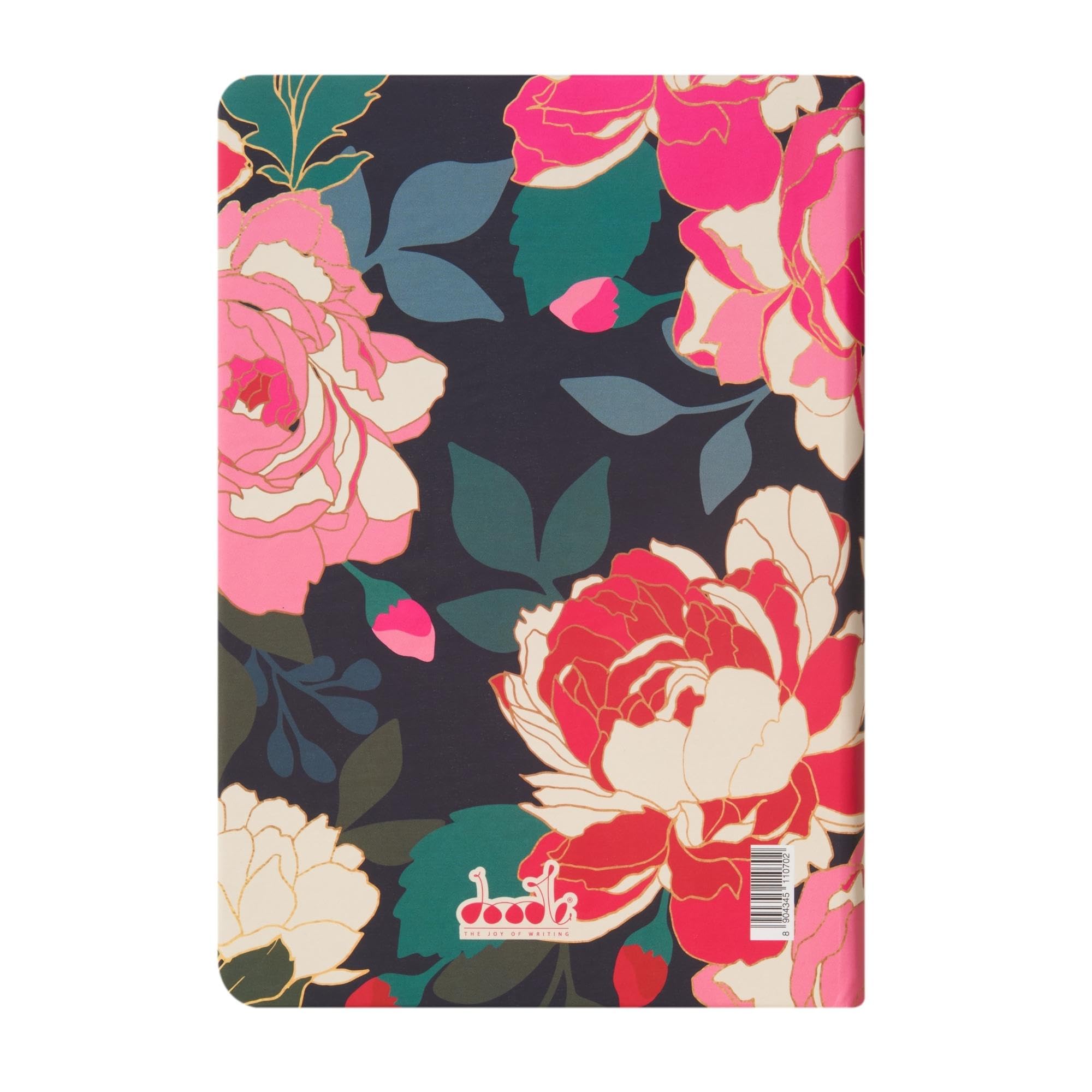DOODLE Hard Bound Soft Foam Padded Notebook - A5 Compact Size (8.25