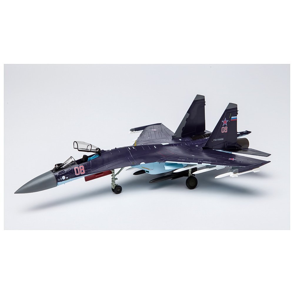 1/72 Scale Zymise Gywinovo Sukhoi Su-35 Russian Air Force Die Cast Metal Model Airplane - Perfect for Collectors, Military Enthusiasts & Home Office Display