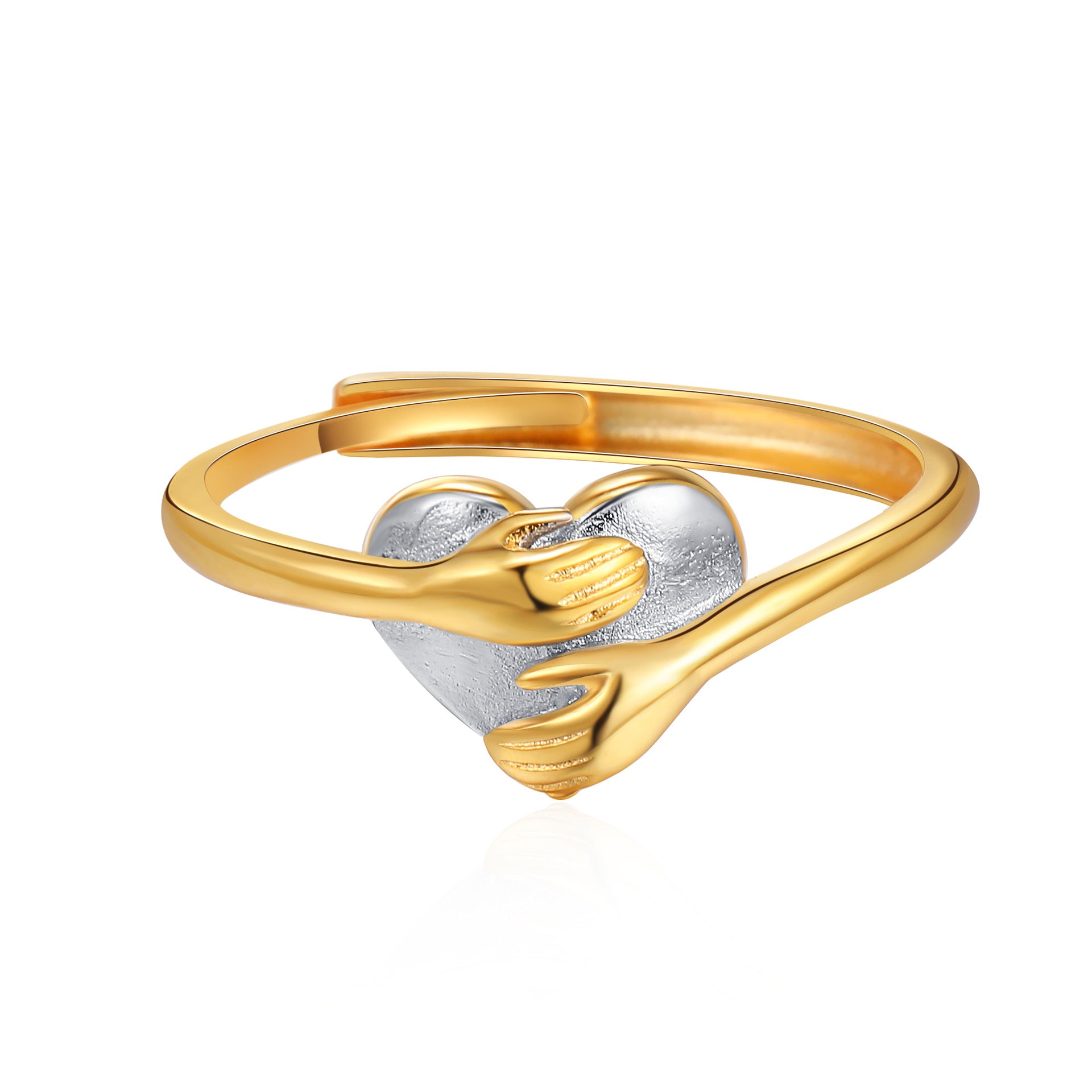 Romantic Heart Shaped Ring for Women - Elegant Valentine's Day Gift for Her - Perfect for Anniversaries, Proposals & Couple Jewelry
