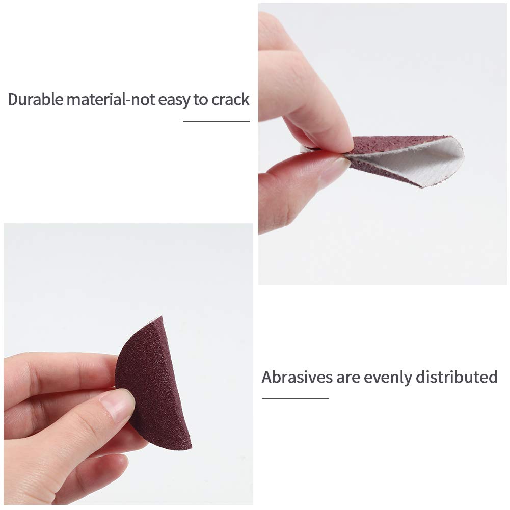 SPEEDWOX 100-Pack 2 Inch Hook & Loop Sanding Discs - 120 Grit Sandpaper for Sanders, Drills, Grinders & Rotary Tools - Perfect for Woodworking, Auto Body & DIY Projects