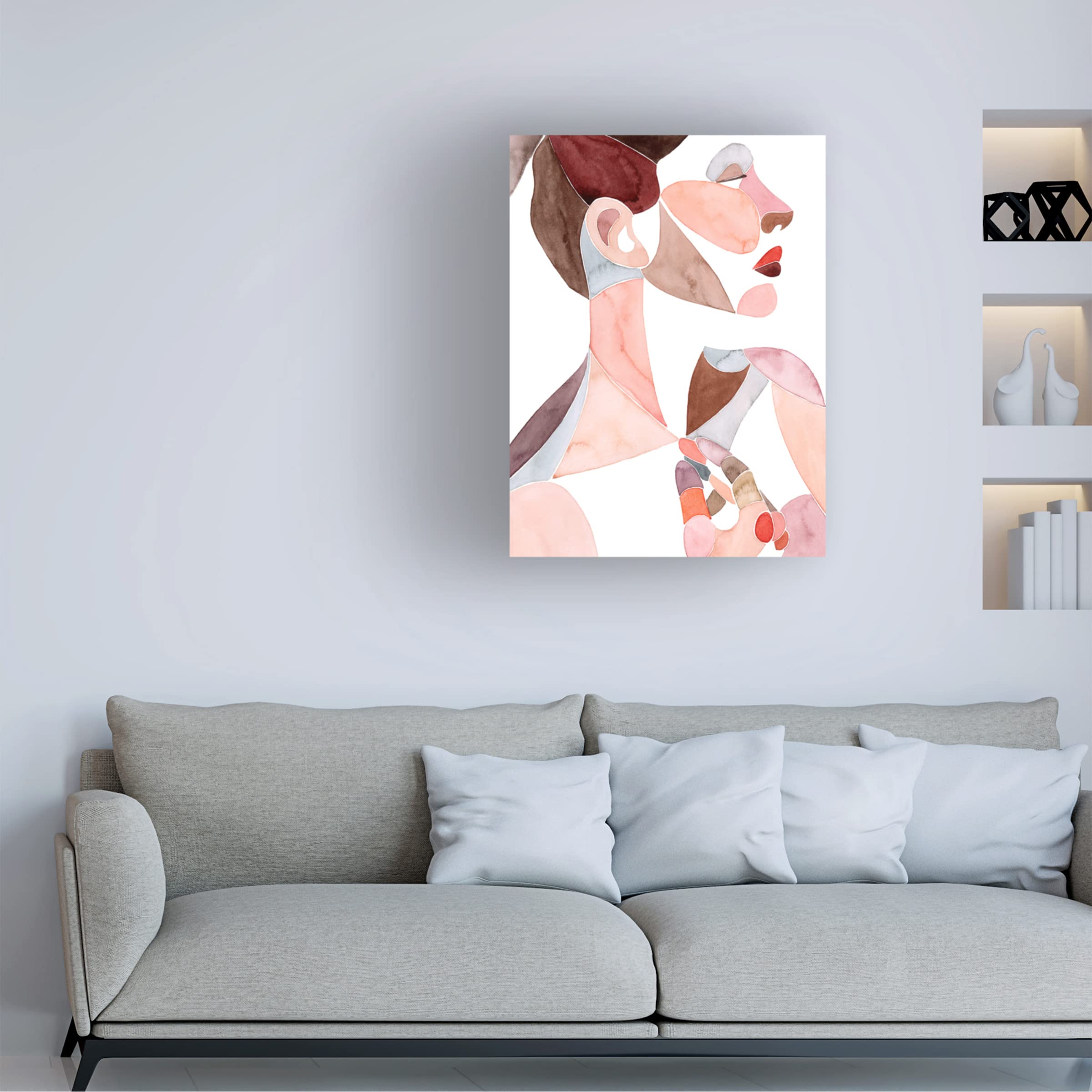 Trademark Fine Art 'Golden Age II' Canvas Wall Art by Grace Popp - Elegant Home Decor for Living Room, Bedroom & Office