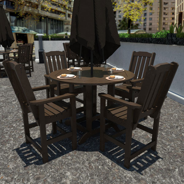 Springville 5-Piece Round Counter Height Dining Set - Perfect for Small Spaces, Kitchen Nooks & Breakfast Bars | Modern Kitchen & Dining Room Furniture