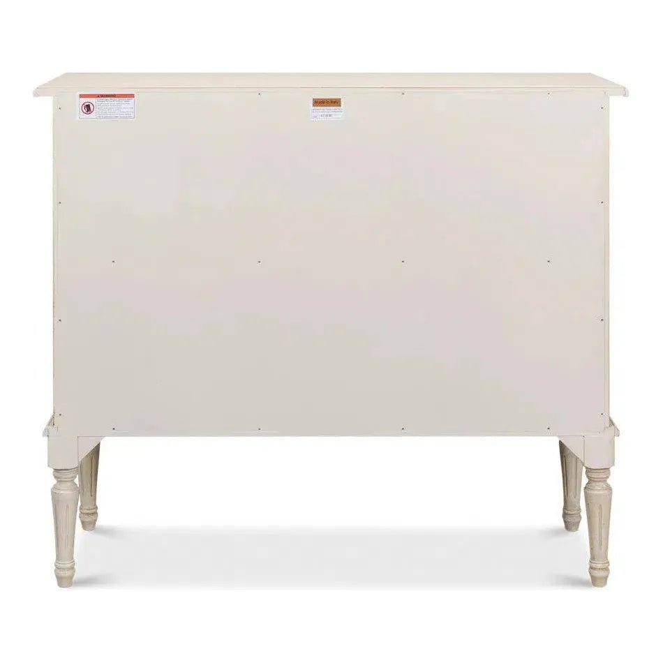 2-Door Sideboard Cabinet - Bright Lime & White Finish - Perfect for Living Room, Dining Room, or Entryway Storage